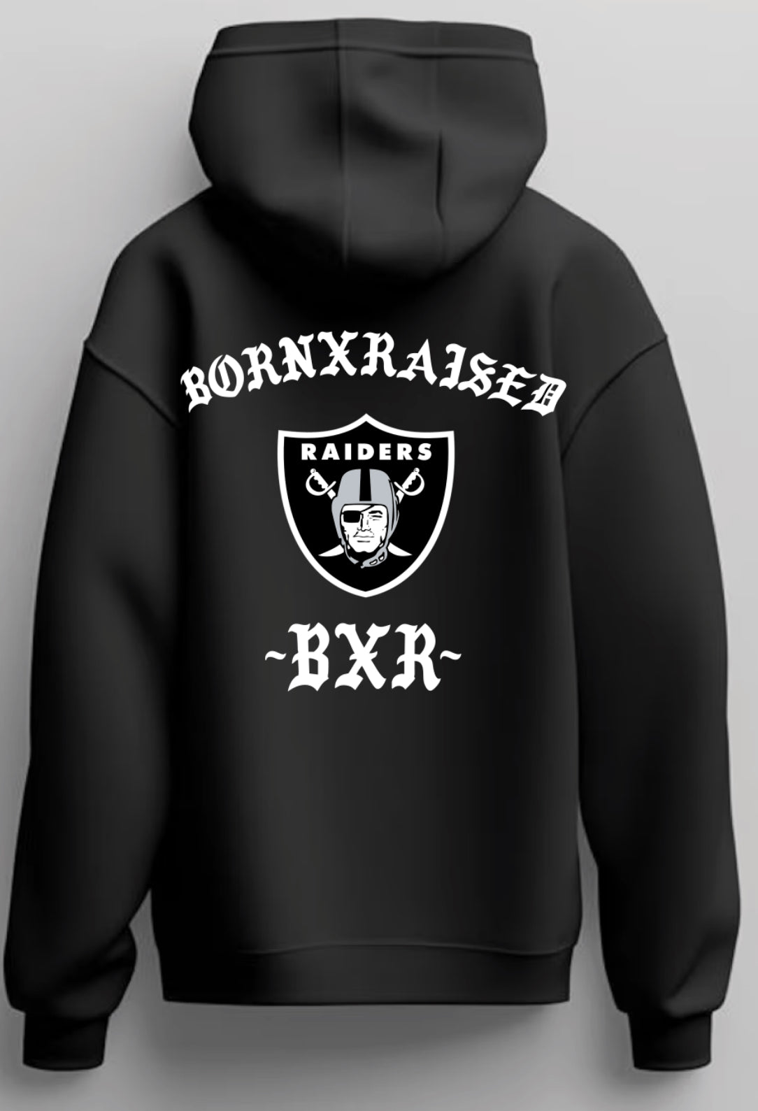 Raiders Born X Raised Hoodie New S-5XL