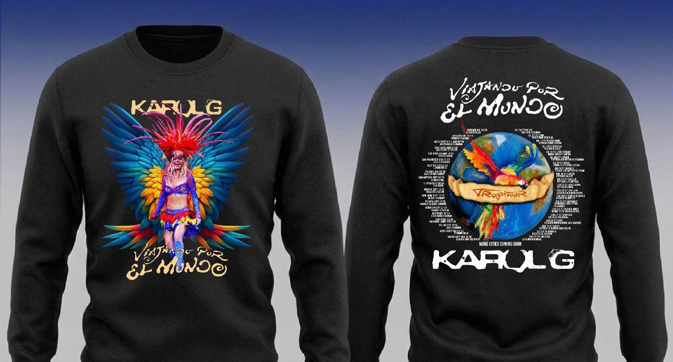 Karol G Viajando por El Mundo Tour Sweatshirt