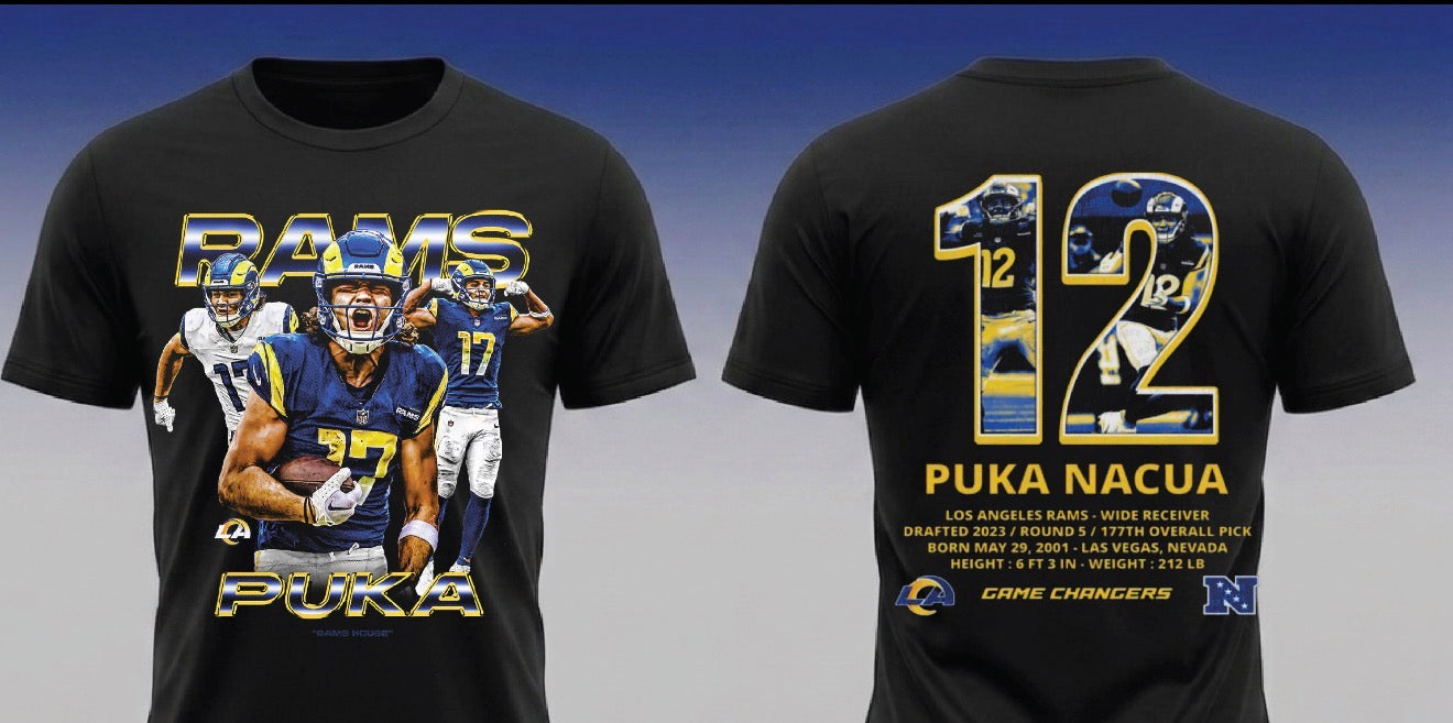 Puka Nacua x LA Rams T shirt New 2026