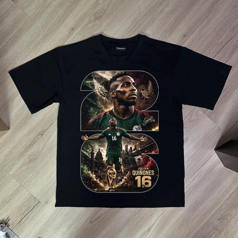 Mexico x Julian Quinonez T shirt Mexico National Team Tee New S-5XL