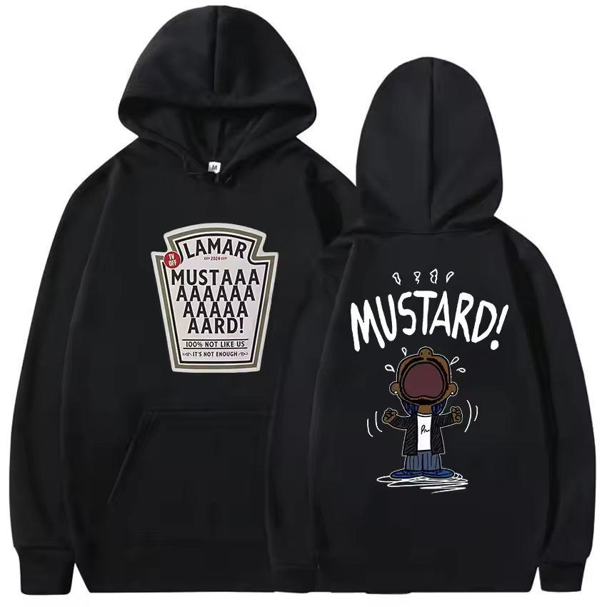 Kendrick Lamar "MUUUUUUUSSSSTTTAAARRRDDD" GNX Pullover Hoodie S-5XL New