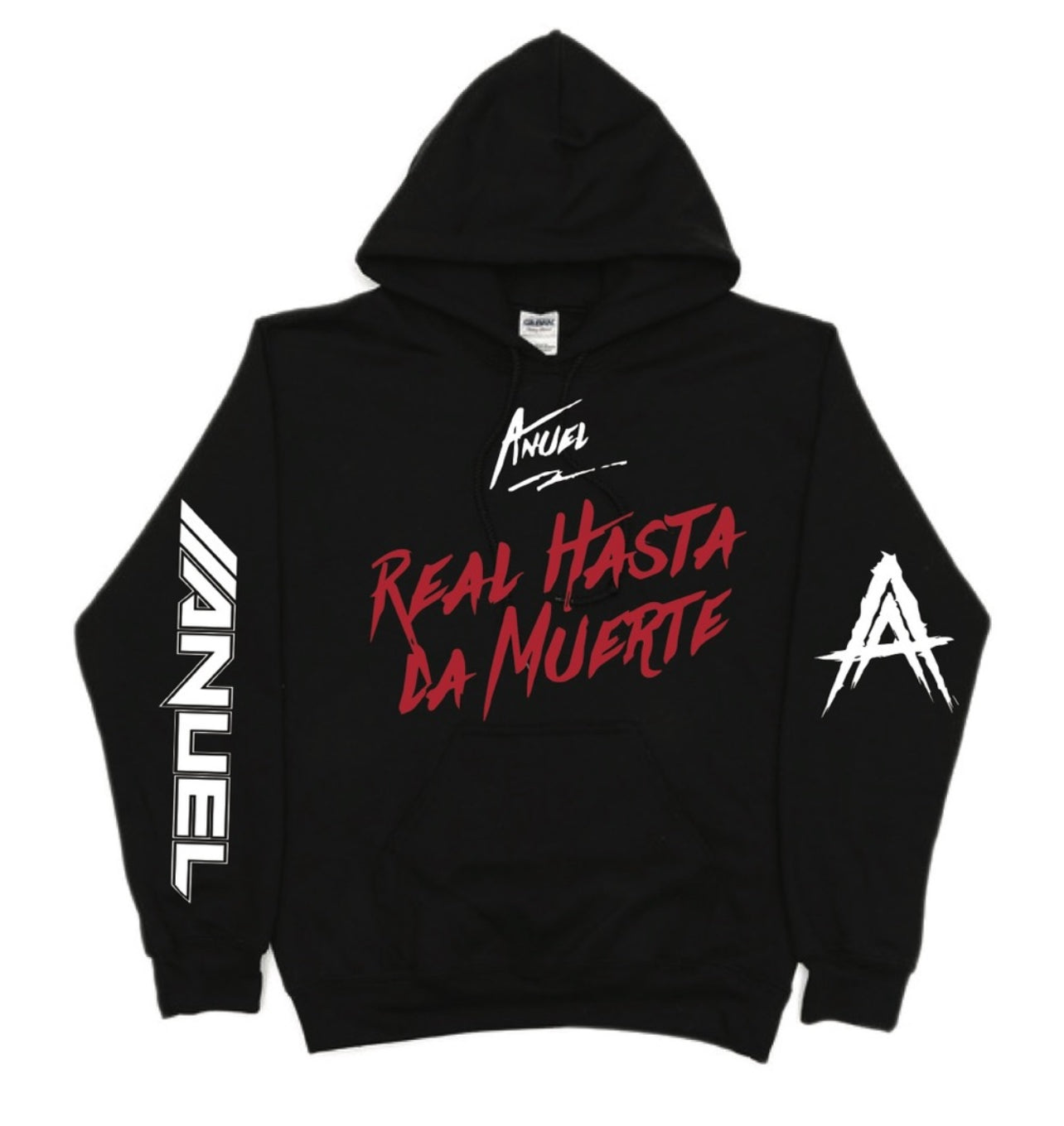 Anuel aa x Real Hasta La Muerte LP Hoodie 2025 S-5XL Real Hasta La Murete