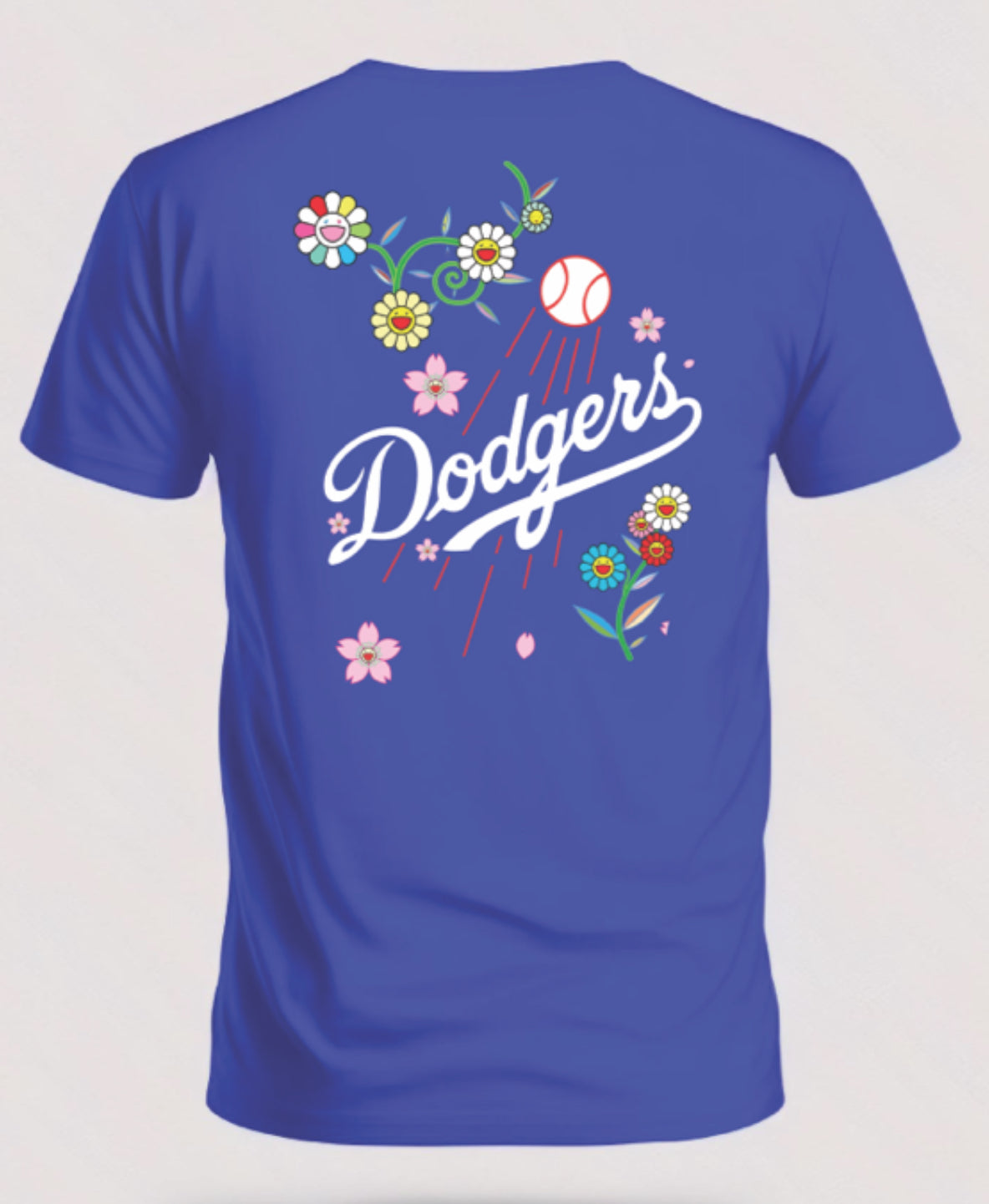 Los Angeles Dodgers x Murakami Japan T shirt New Baseball Tee S-5XL 2024