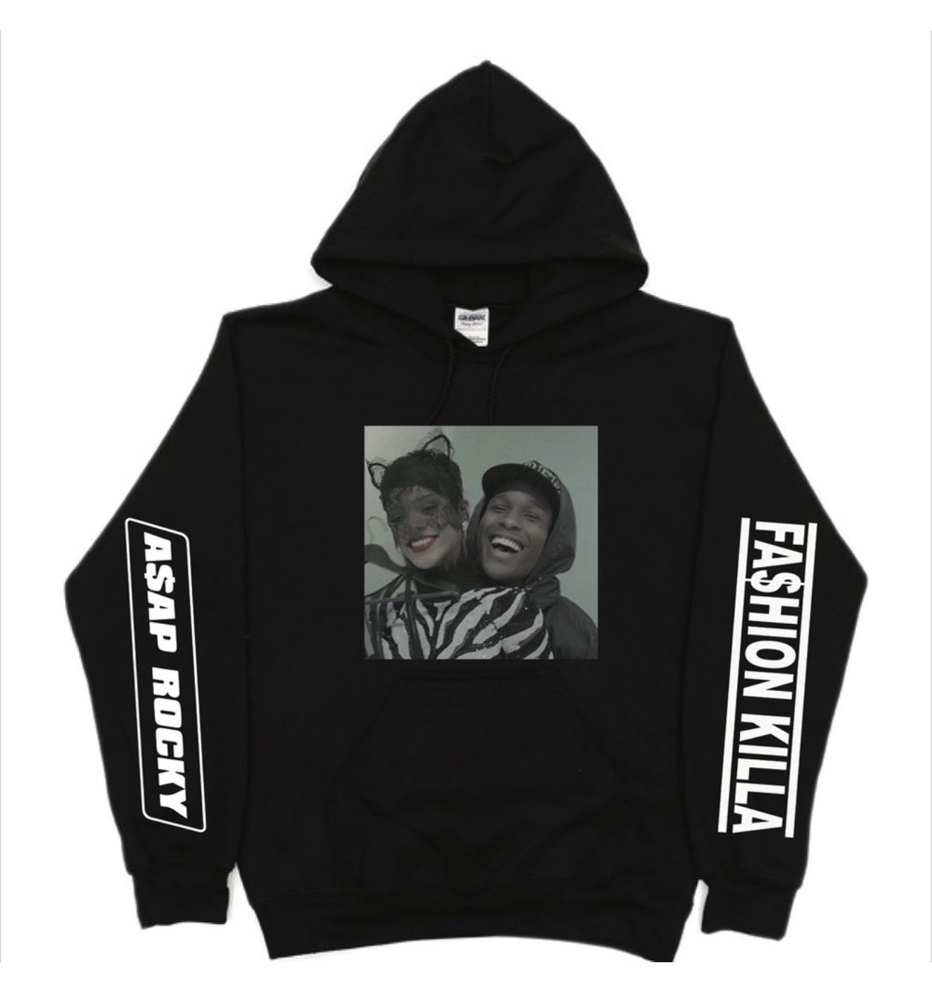 A$AP Rocky x RiRi “Fashion Killah” Pullover Hoodie Classic New S-5XL