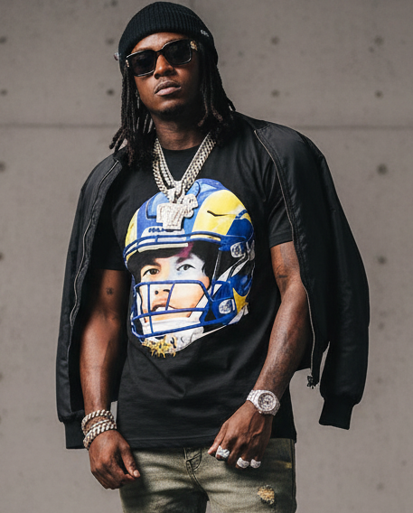 Los Angeles Rams Mathew Stafford Big Face T shirt All Colors and Sizes