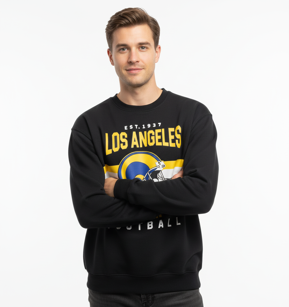 LA Rams Classic Crewneck Sweater New S-5xL All Colors Available