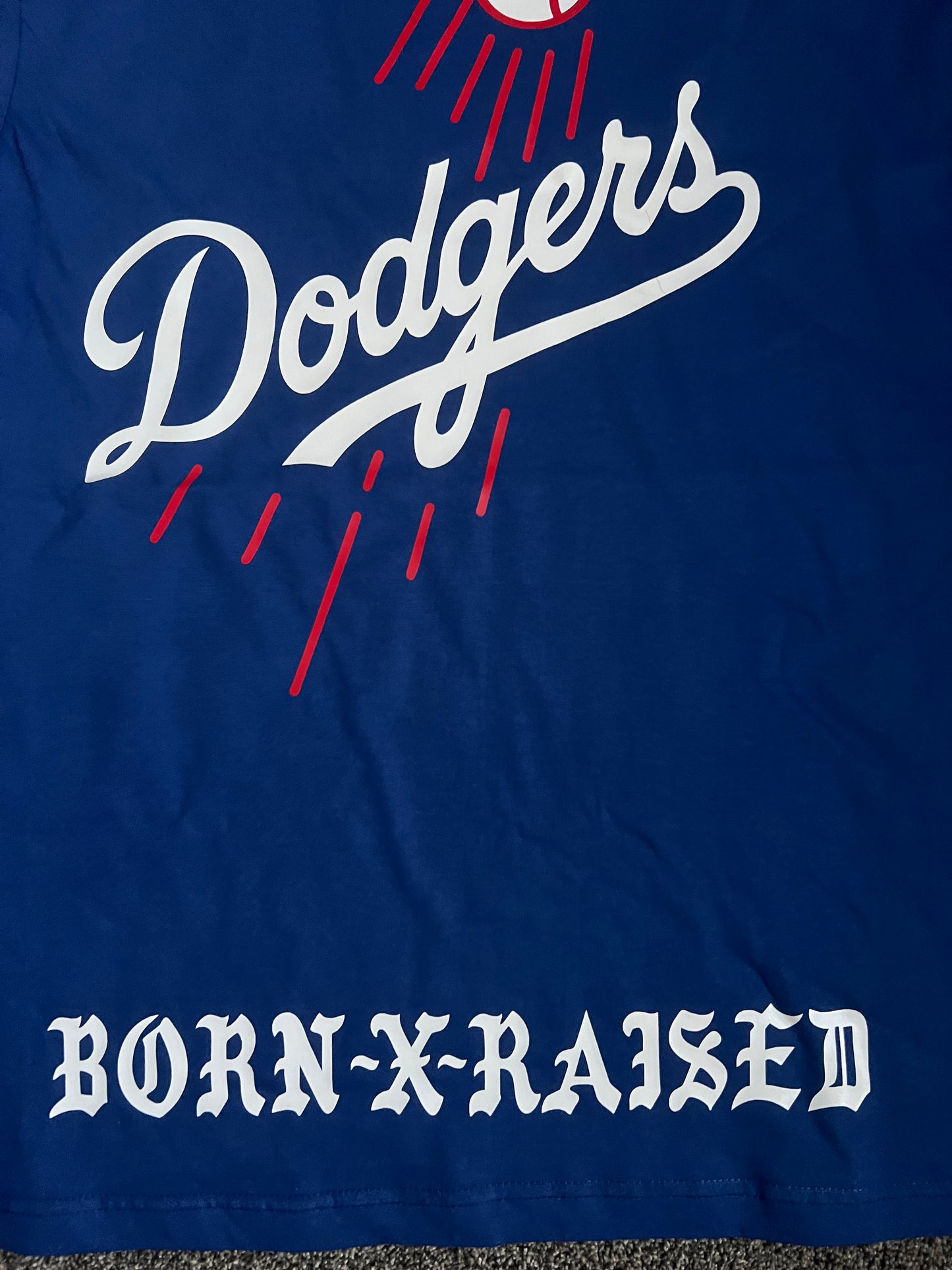 Los Angeles Dodgers "BORN X RAISED" T-Shirts - All Colors and Sizes