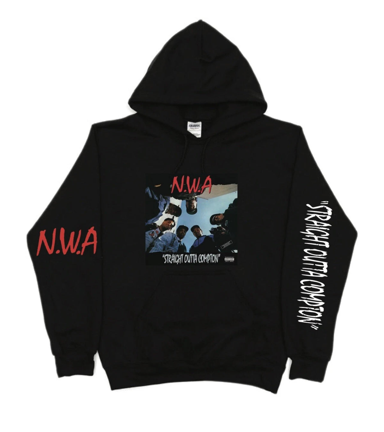 Eazy E x NWW Straight Outta Compton Classic Cover Pullover Hoodie New S-5XL Classic Hip Hop Wear