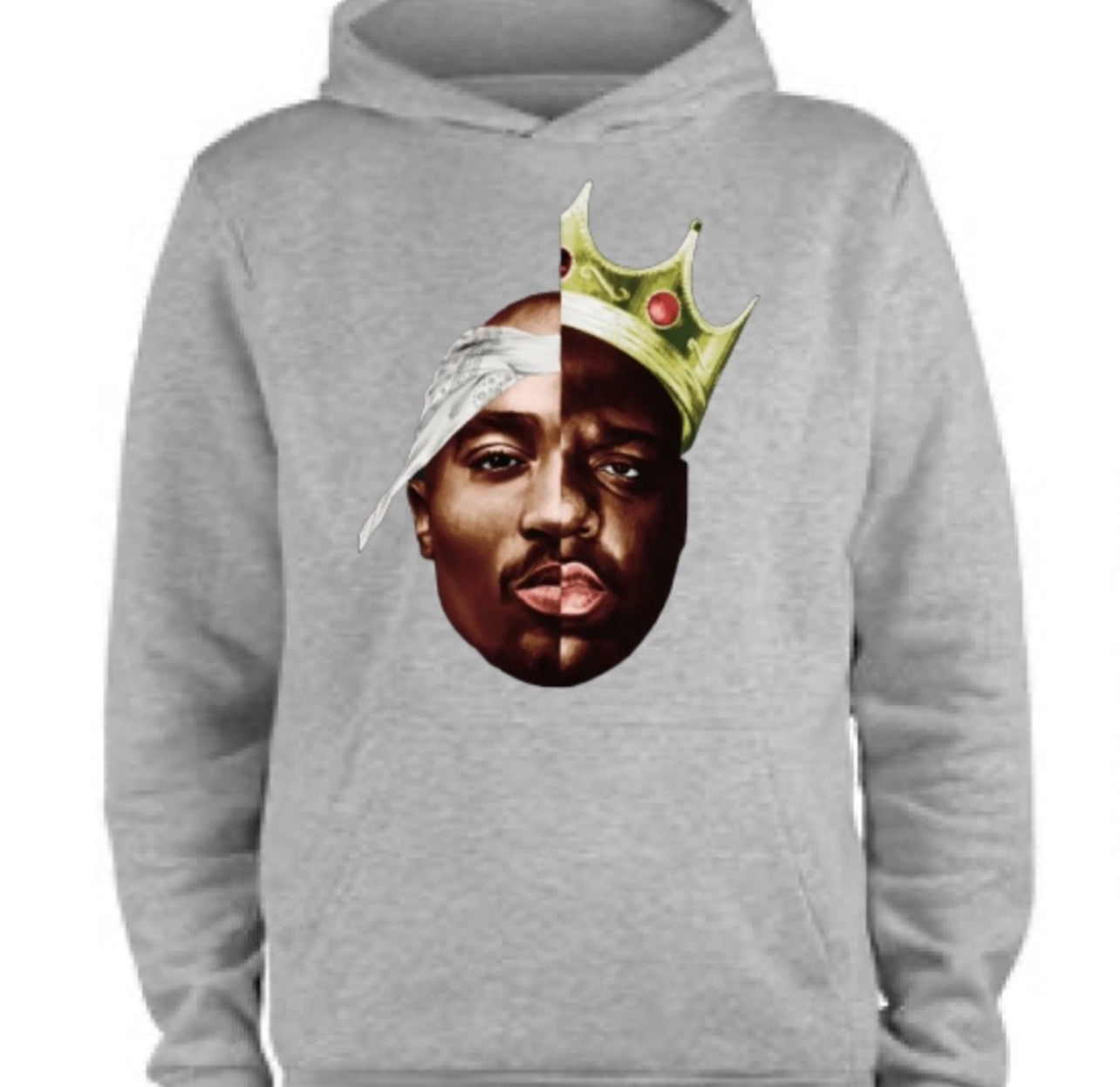 Tupac x Biggie Smalls Hoodie S-5Xl New Rap Hip Hop Legend Merch 2023