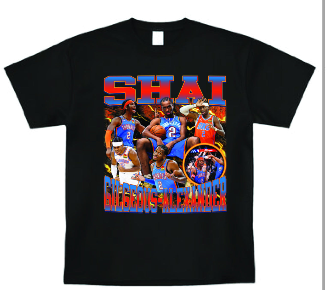 SHAI GILGEOUS-ALEXANDER 8.20 GRAPHIC TEE Oklahoma City Thunder Stadium Essentials Unisex 2025 NBA Finals Clutch T-Shirt - Cream