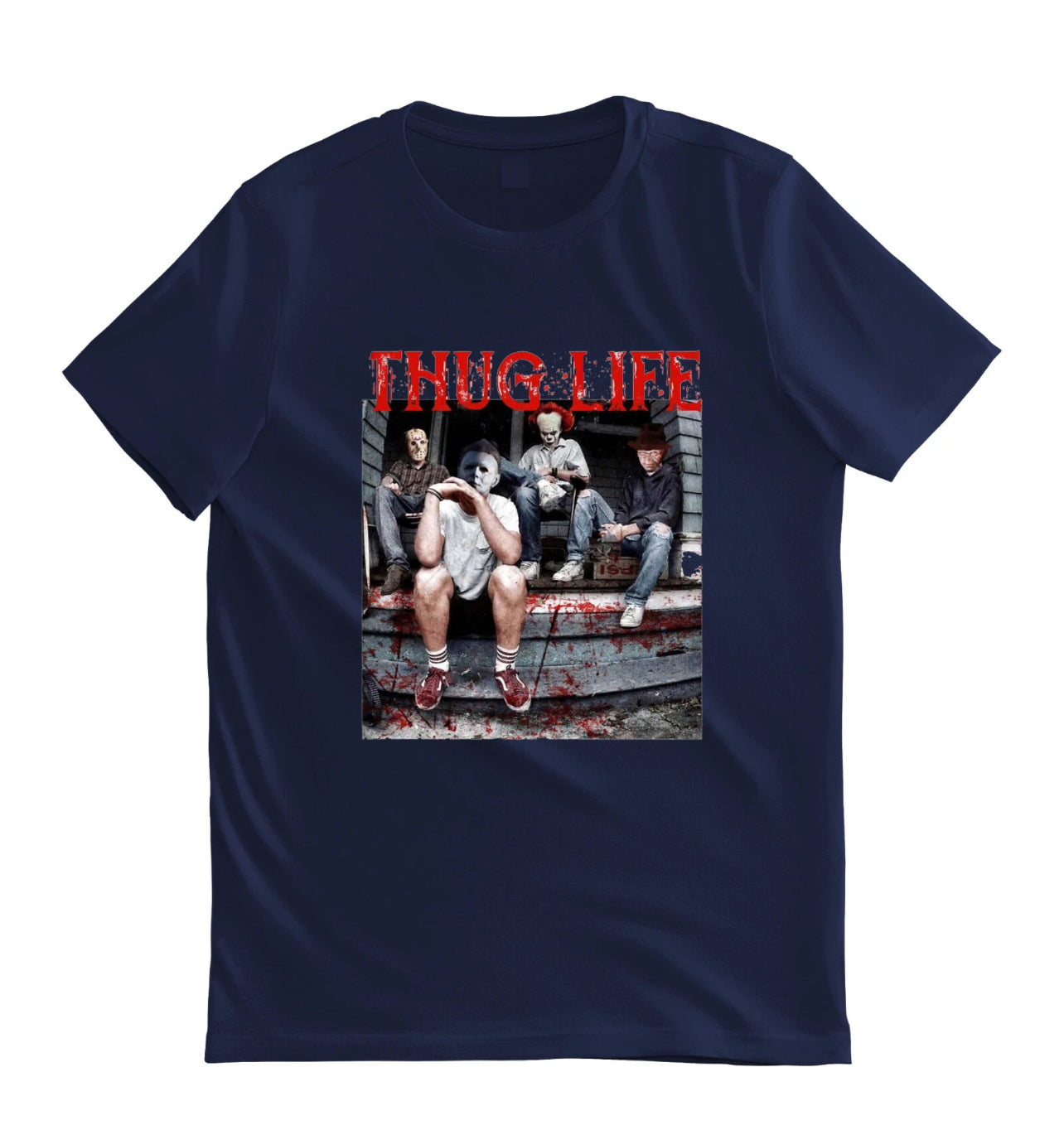 Halloween Villians Thug Life T shirt New S-5XL
