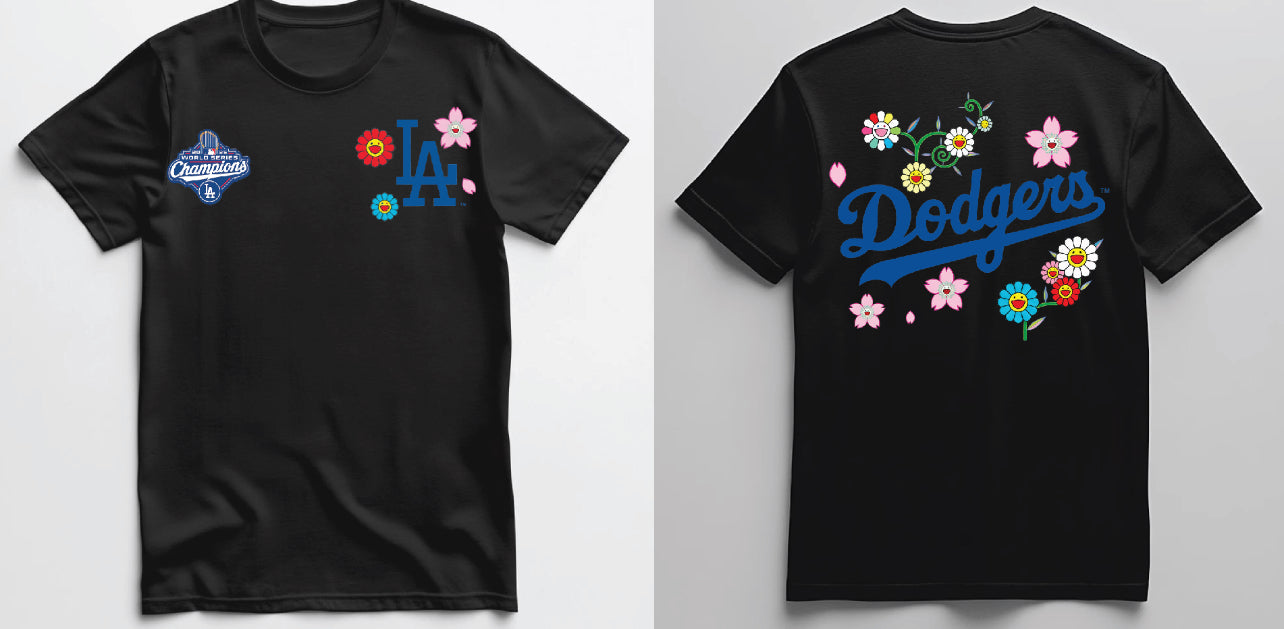 Dodgers x Murokami World Series 2025 T shirt New S-5XL