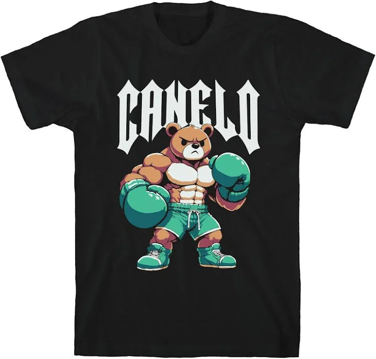Saul Canelo Alvarez Fighting Bear T shirt New S-5XL 2025