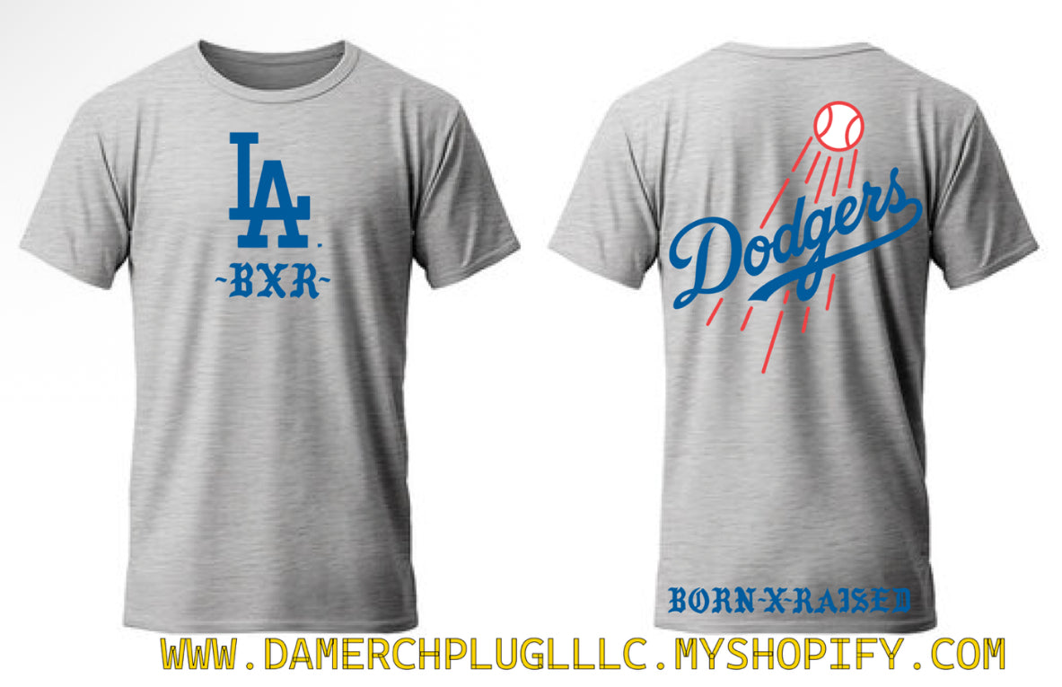 Los Angeles Dodgers LA x Born X Raised T shirt New Baseball Tee S-5XL 202