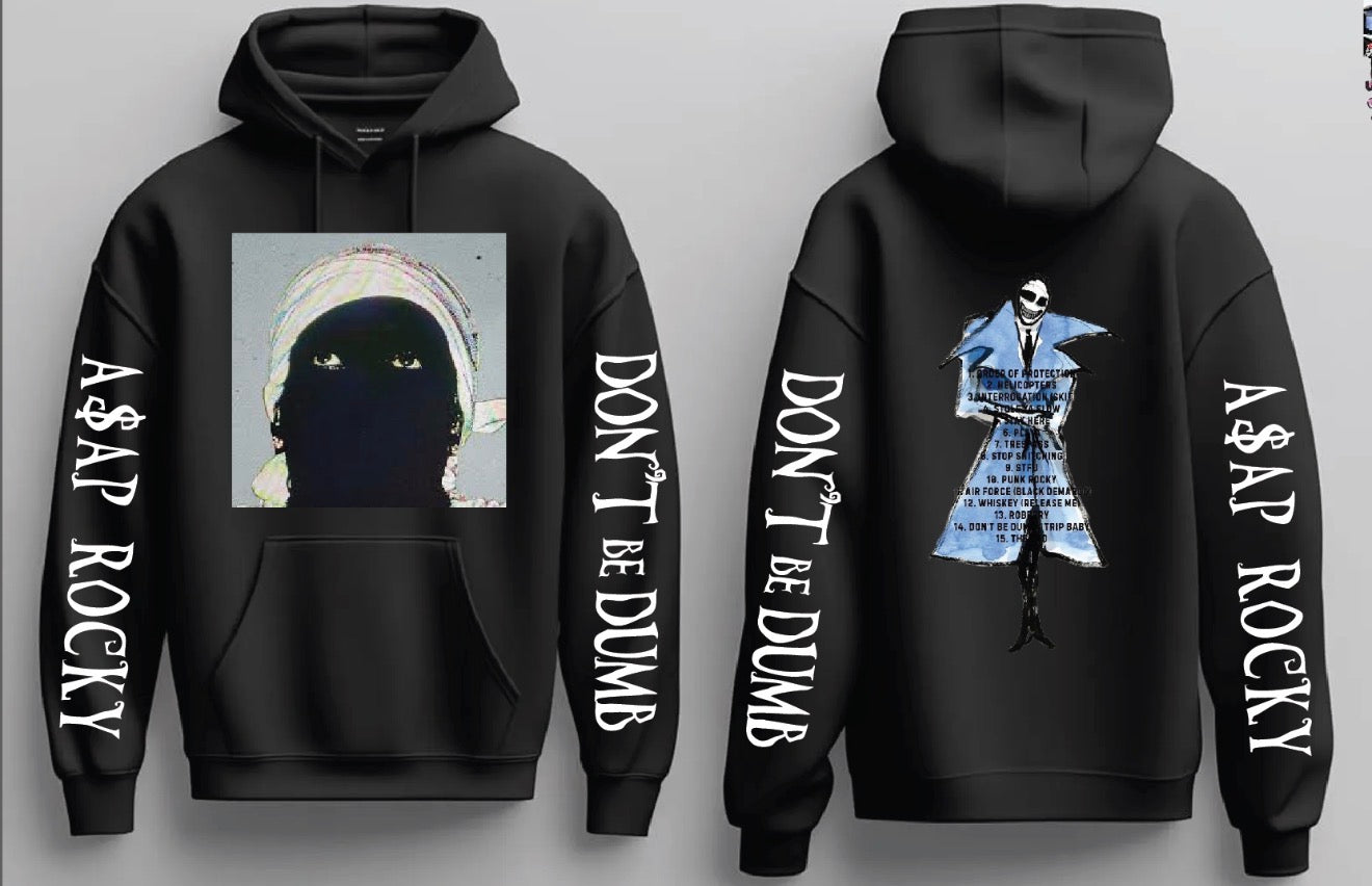A$AP Rocky “Don’t Be Dumb” Cover Pullover Hoodie 2026 New S-5XL