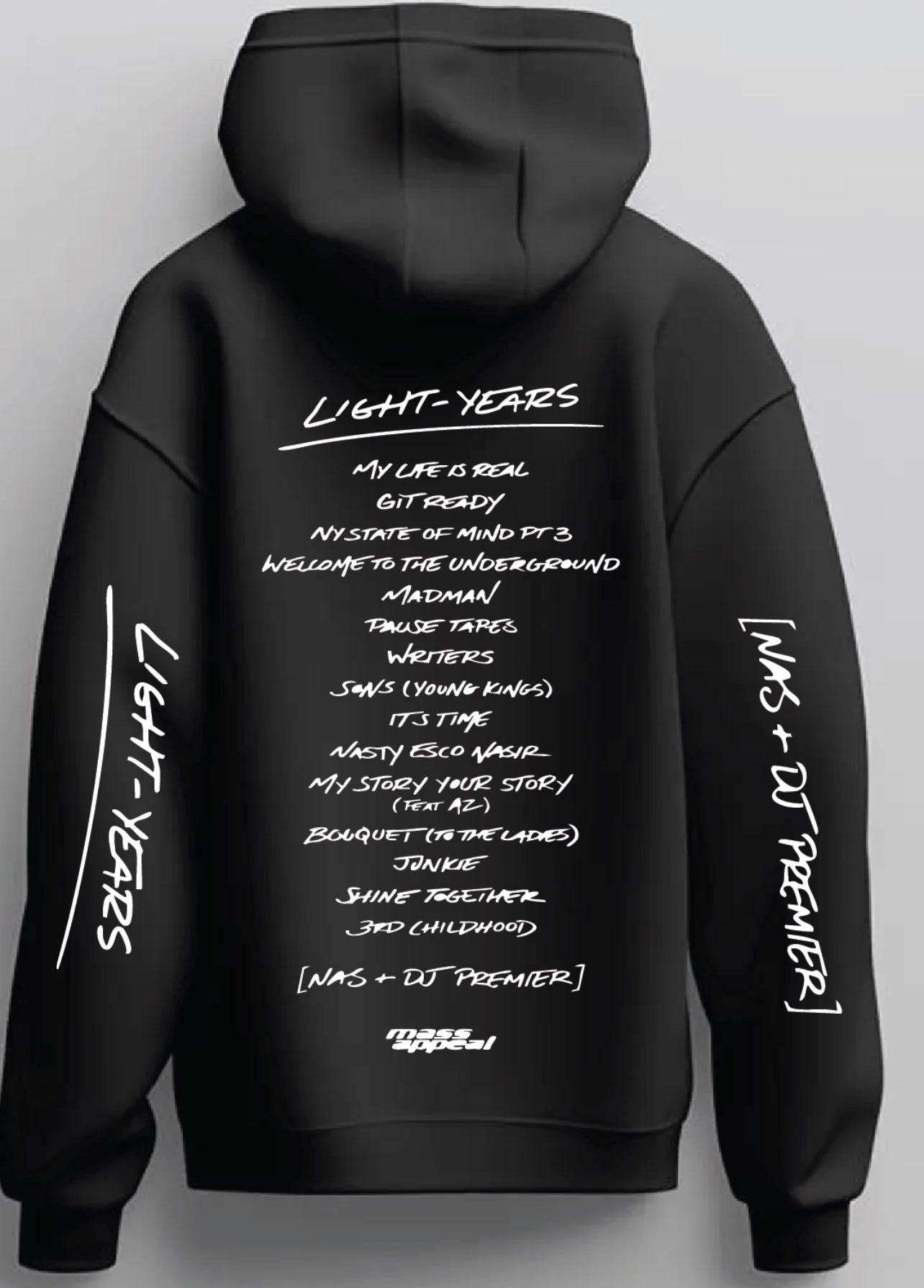 Nas x DJ Premier “Light Years” Pullover Hoodie 2025 New S-5XL