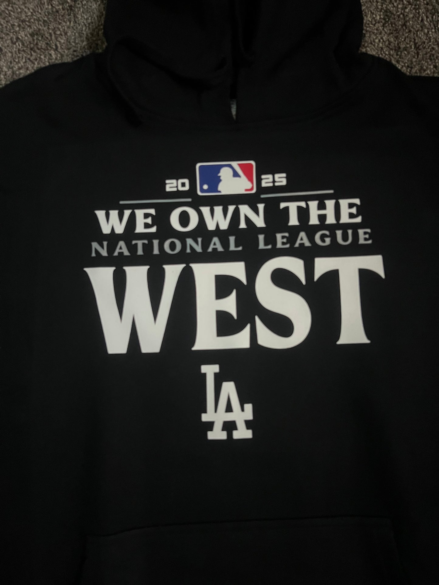 Los Angeles Dodgers We Own The West 2025 Pullover Hoodie Unisex S-5XL New 2024