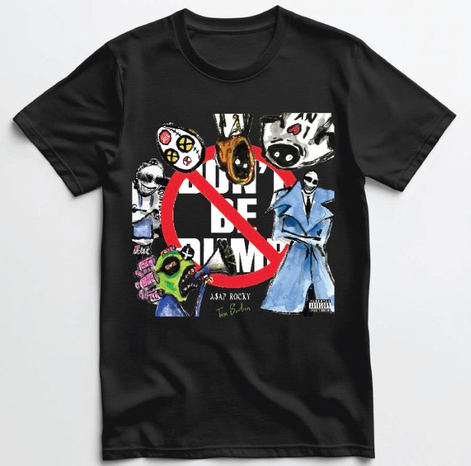 A$AP Rocky x Tim Burton T shirt New S-5XL