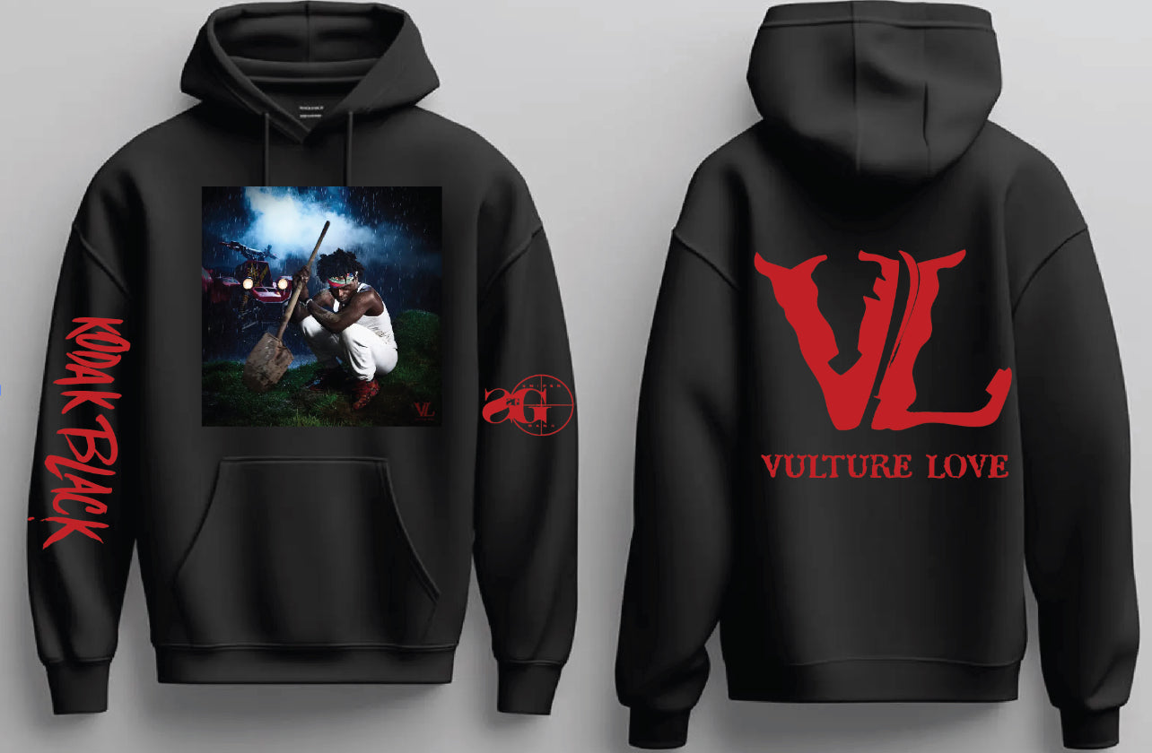 Kodak Black Just Getting Started Sniper Gang Vulture Love Pullover Hoodie 2025 Sweater New