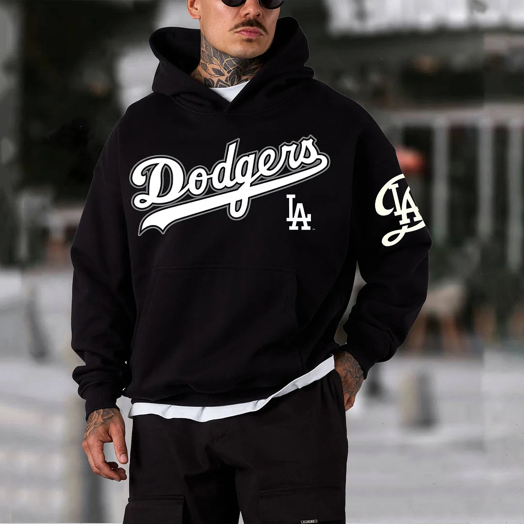 Los Angeles Dodgers LA Pullover Hoodie Sweater New S-5XL