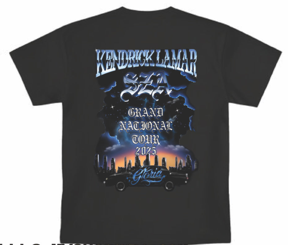 Kendrick Lamar GNX Gloria Grand National tour T shirt S-5XL New Fast Shipping Good Kid Maad City Tee 2024o