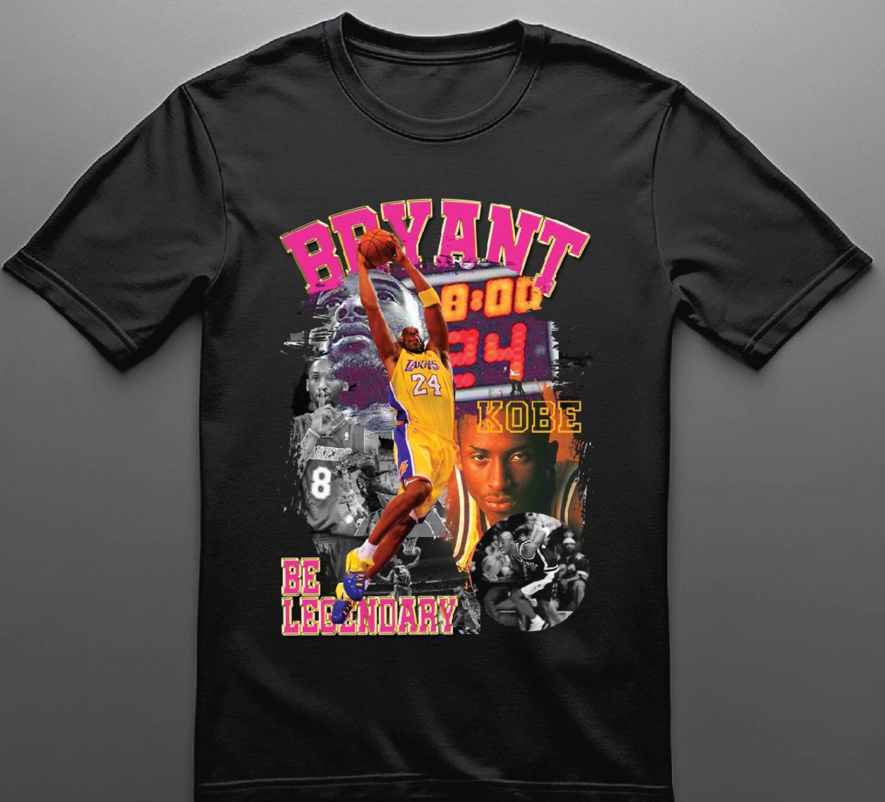 Kobe Bryant Be Legendary 8/24 T shirt All Colors and Sizes