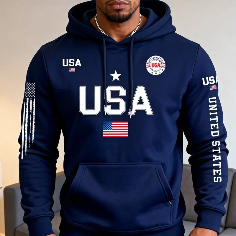 USA America Hoodie US National Team Sweater New S-5XL