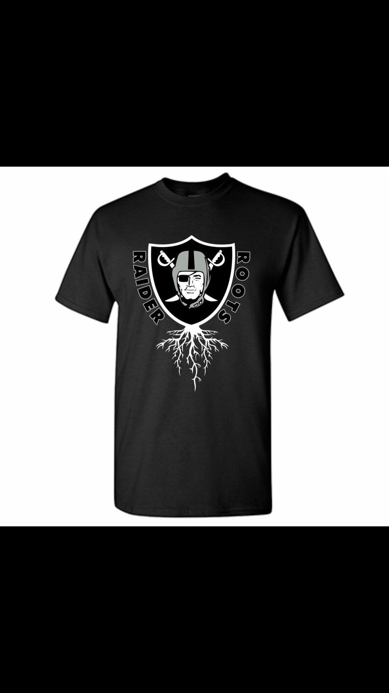 Raiders Roots T-Shirts - All Colors and Sizes
