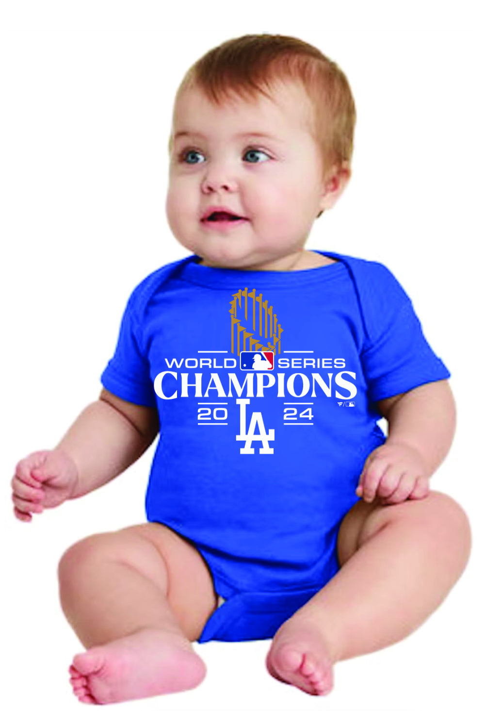 Los Angeles Dodgers World Series Baby Onesie