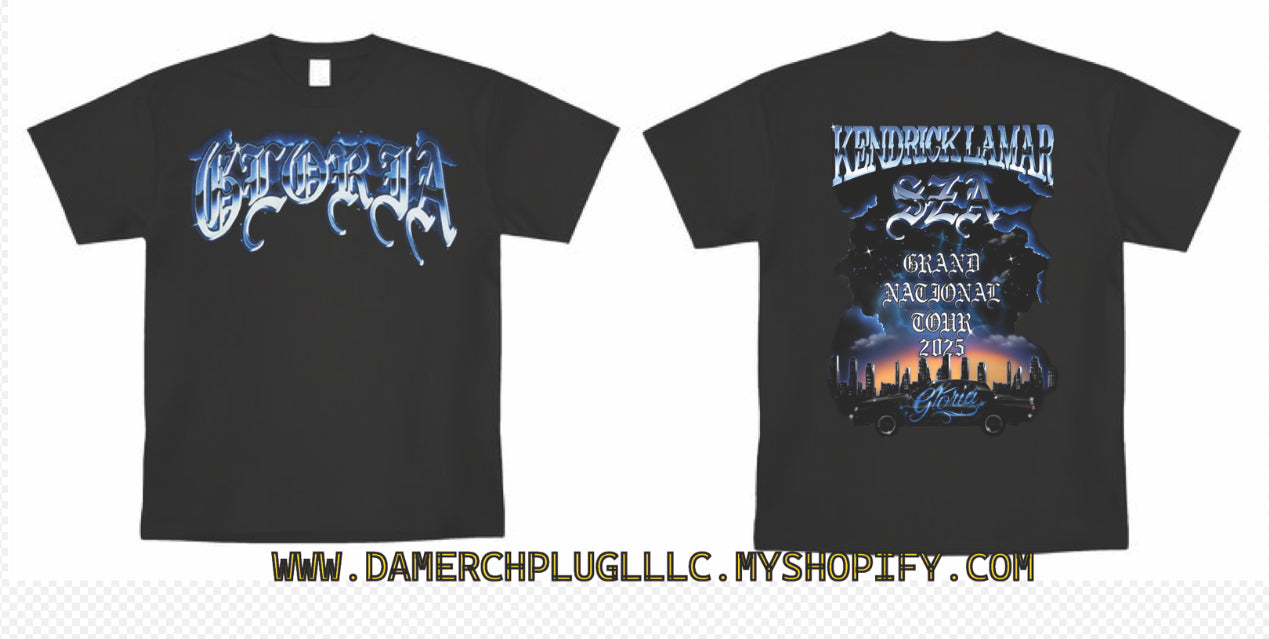 Kendrick Lamar GNX Gloria Grand National tour T shirt S-5XL New Fast Shipping Good Kid Maad City Tee 2024o