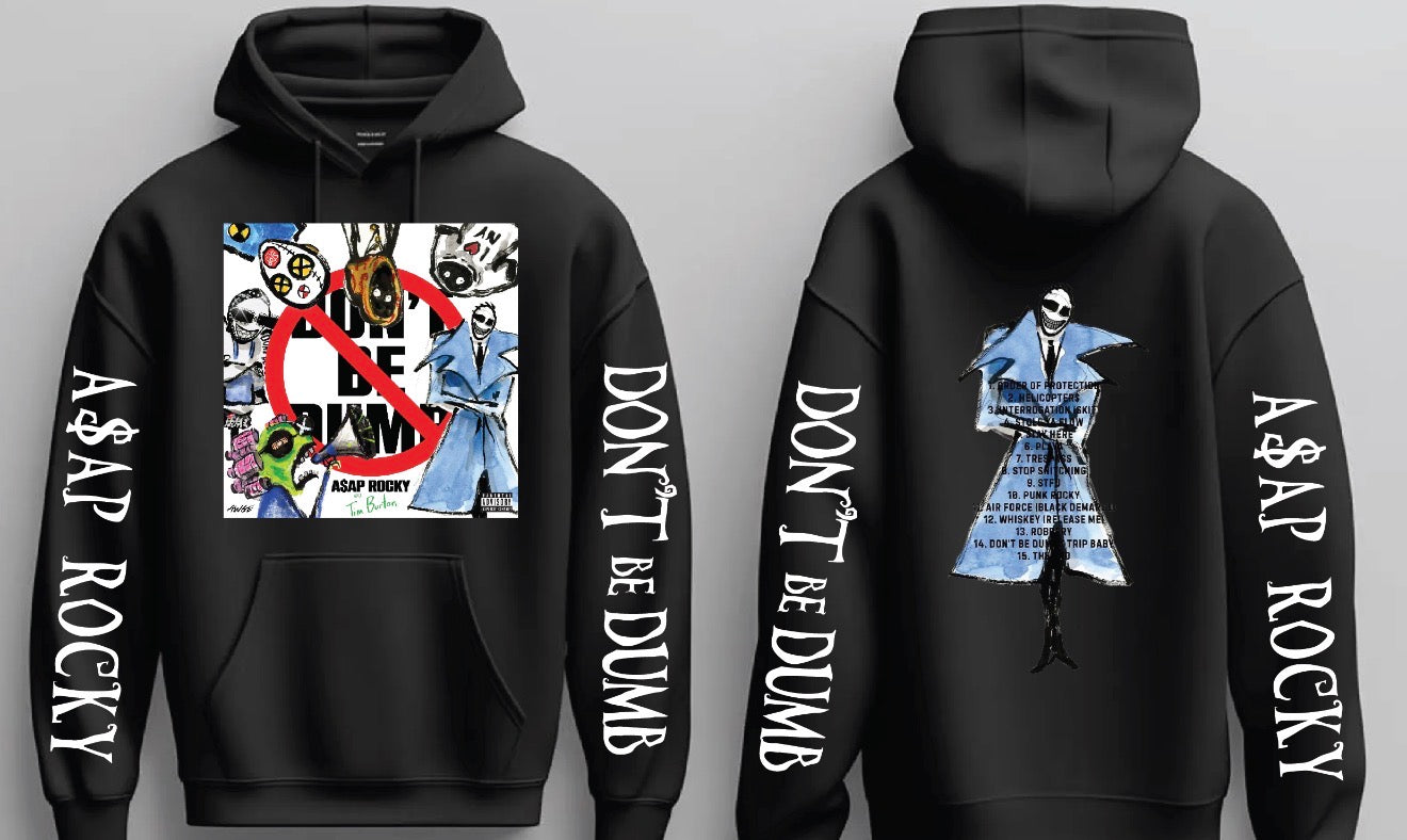 A$AP Rocky “Don’t Be Dumb” Cover Pullover Hoodie 2026 New S-5XL