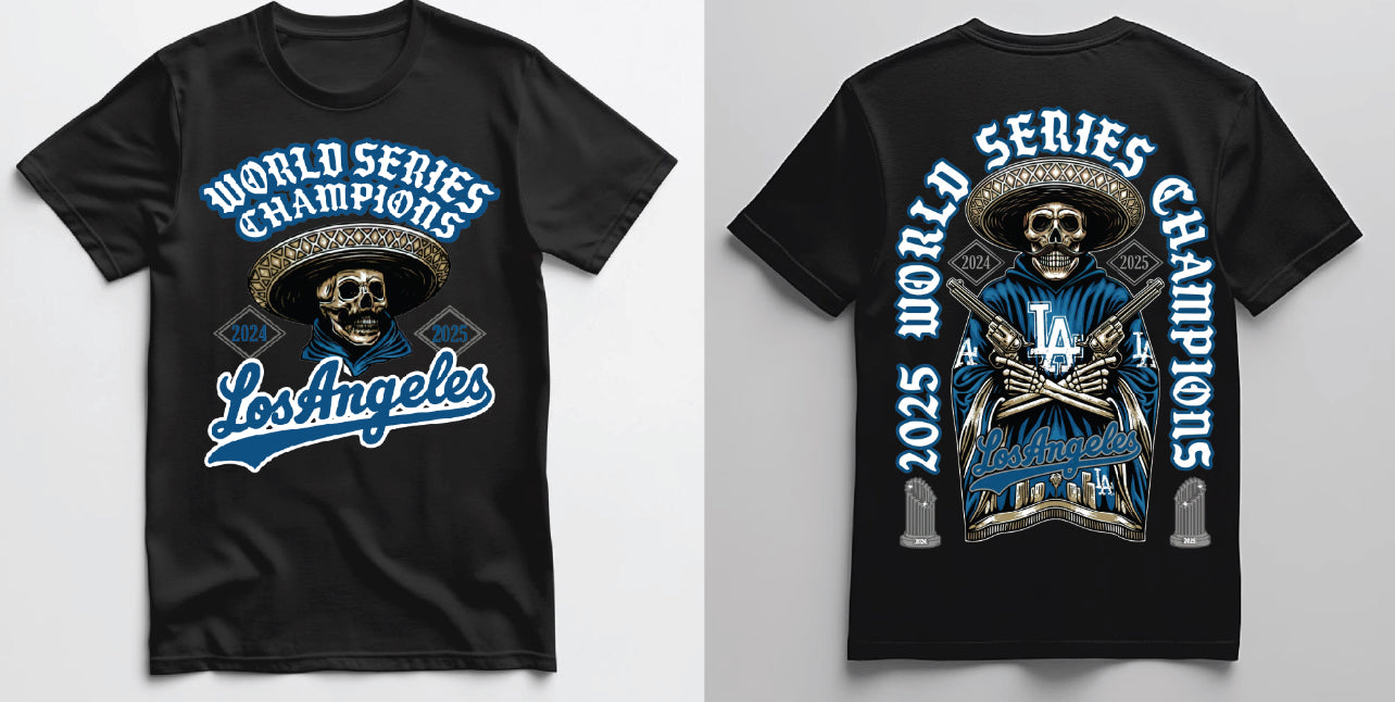 Dodgers Back 2 Back World Series 2025 T shirt New S-5XL