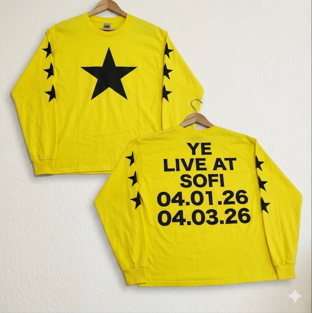 Kanye West BULLY Live at Sofi Merch Long Sleeve T shirt