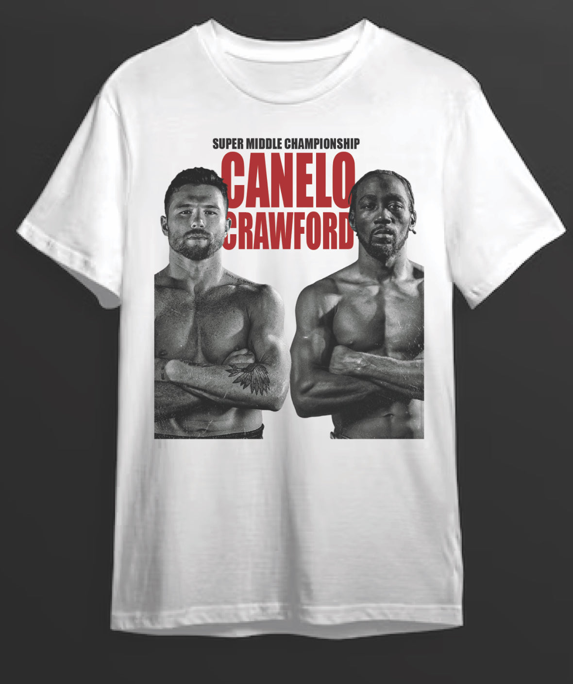 Saul Canelo Alvarez vs Terrance "Bud" Crawford T shirt New S-5XL 2025 Fight of the Century Boxing