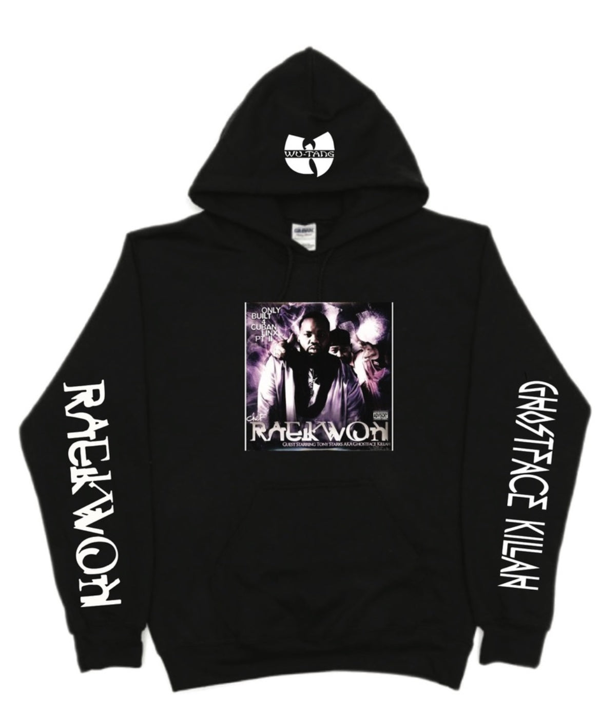 Reakwon x Ghostface Killah x Built for Cuban Links 2 Wu Tang Pullover Hoodie New 2025 S-5XL