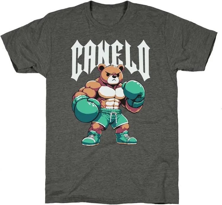 Saul Canelo Alvarez Fighting Bear T shirt New S-5XL 2025