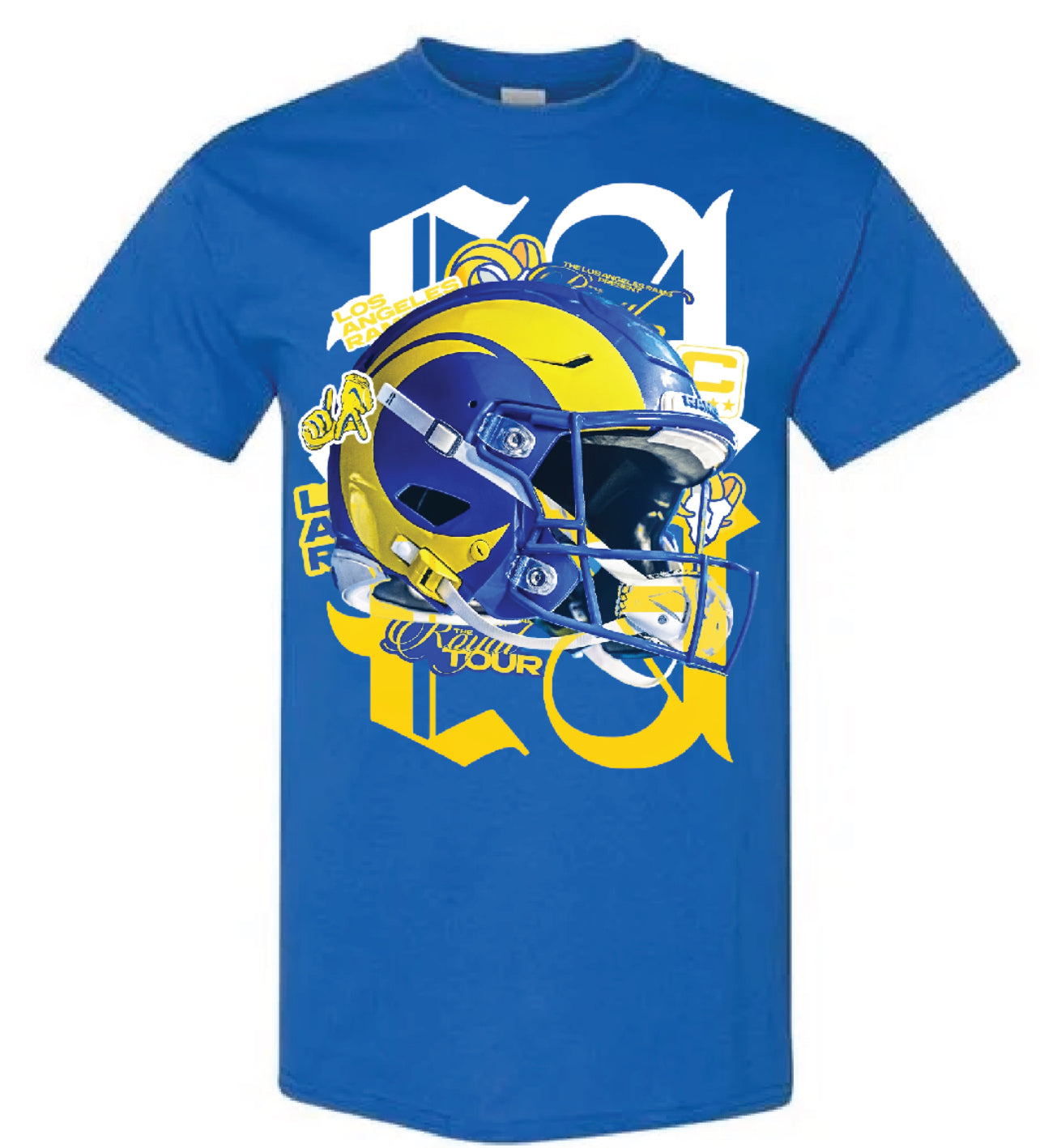 Los Angeles Rams Graphic T shirt All Colors and Sizes