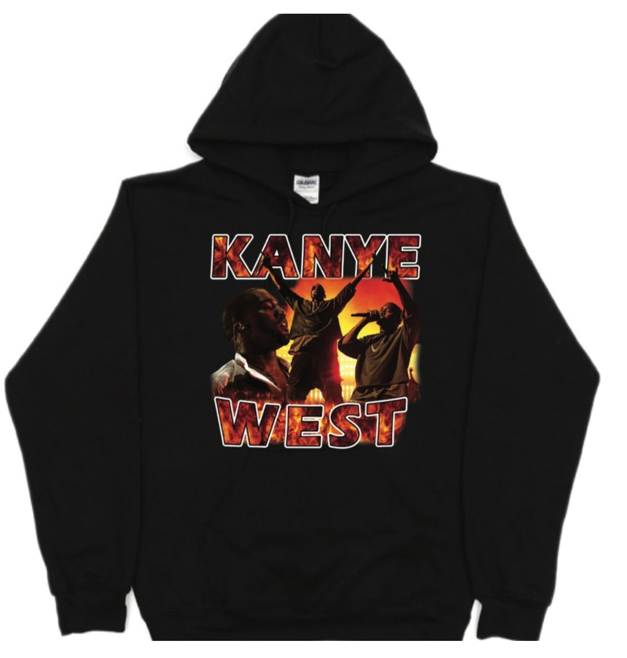 Kanye West Graphic Pullover Hoodie
