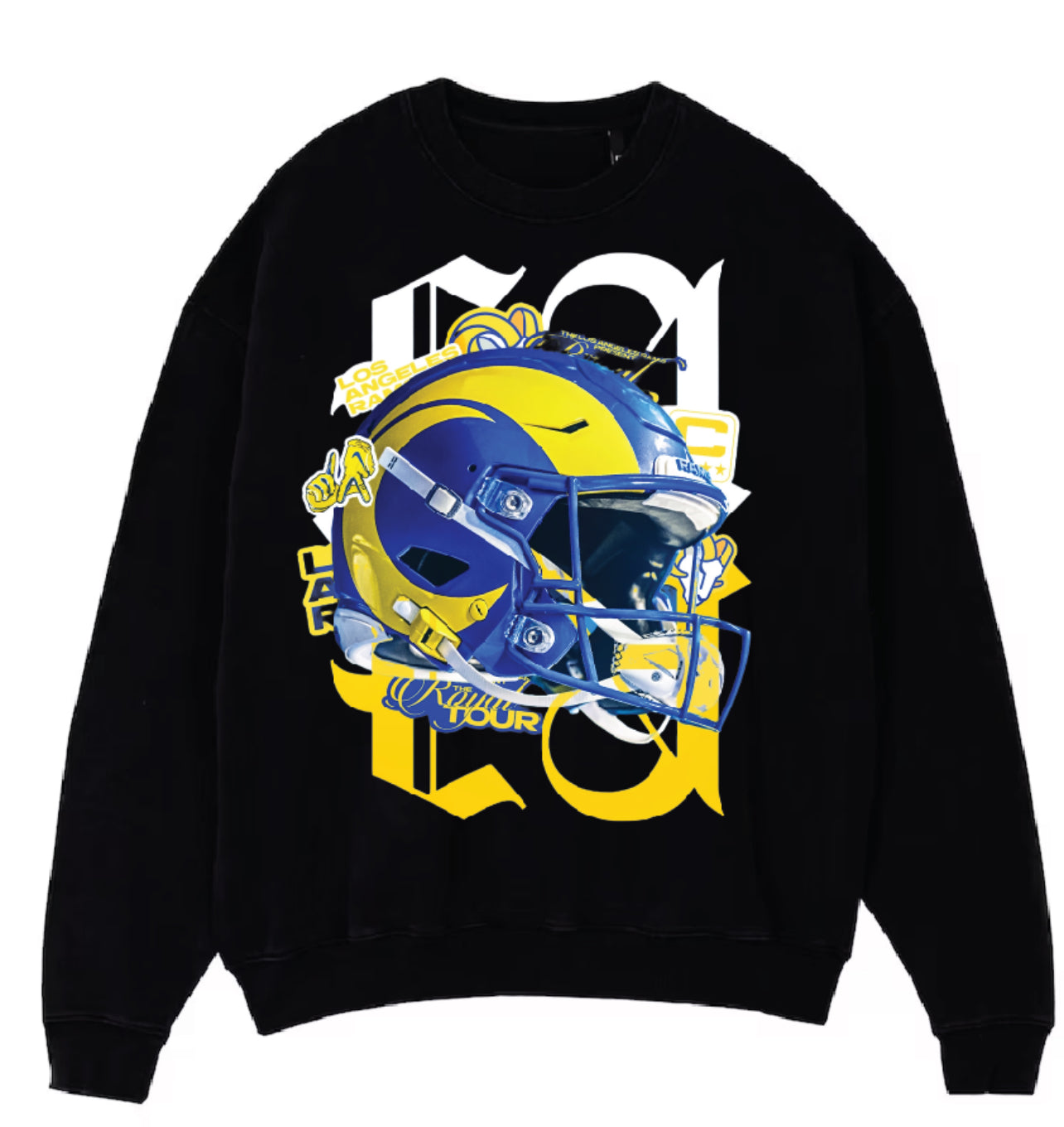 LA Rams Rams Tour Crewneck Sweater New S-5xL All Colors Available
