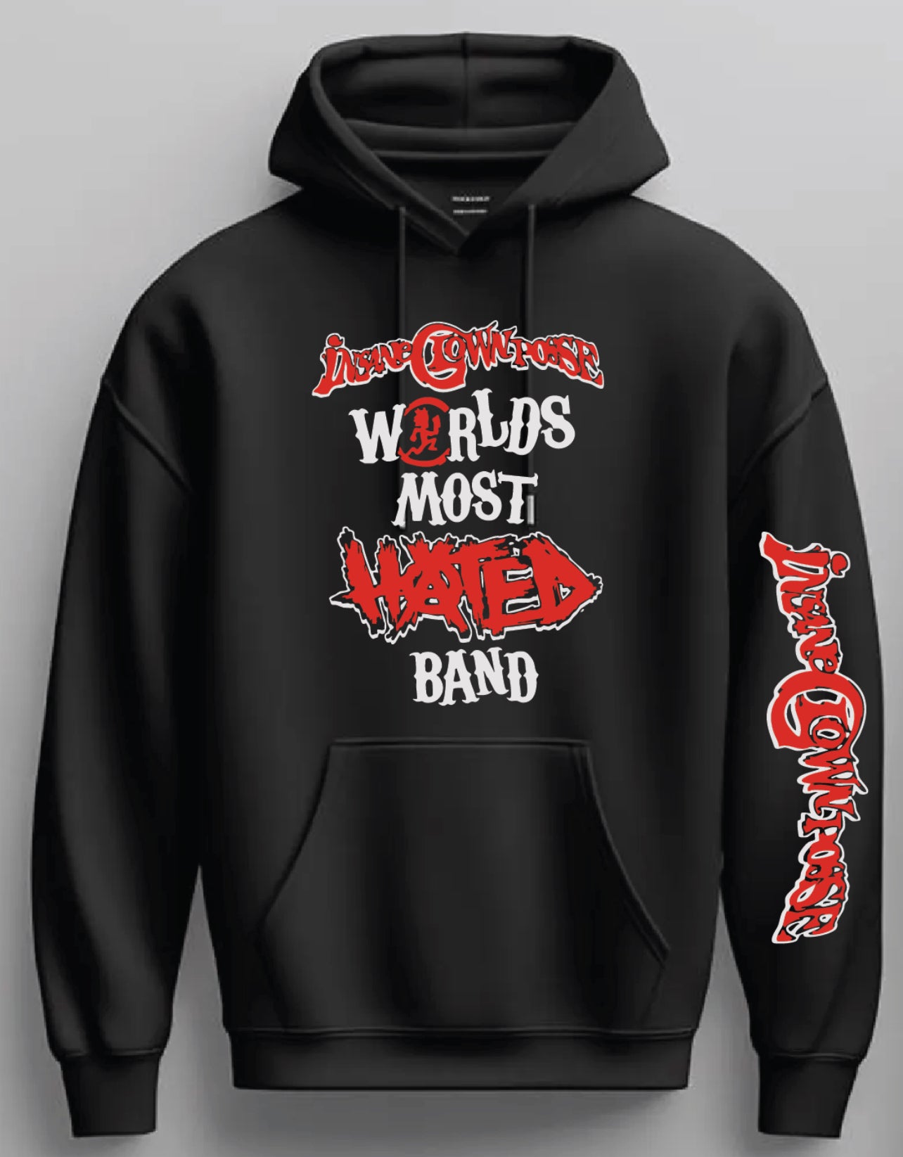 Insane Clown Posse Worlds Most Hated Band Pullover Hoodie New ICP Sweater Juggalos Merch
