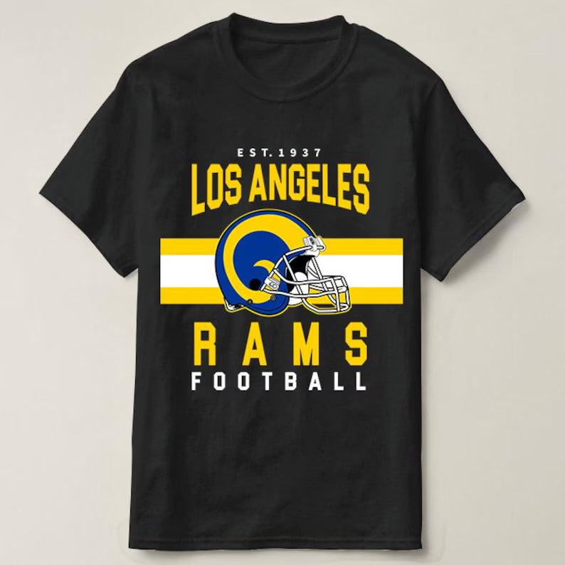 Los Angeles Rams Classic T shirt All Colors and Sizes