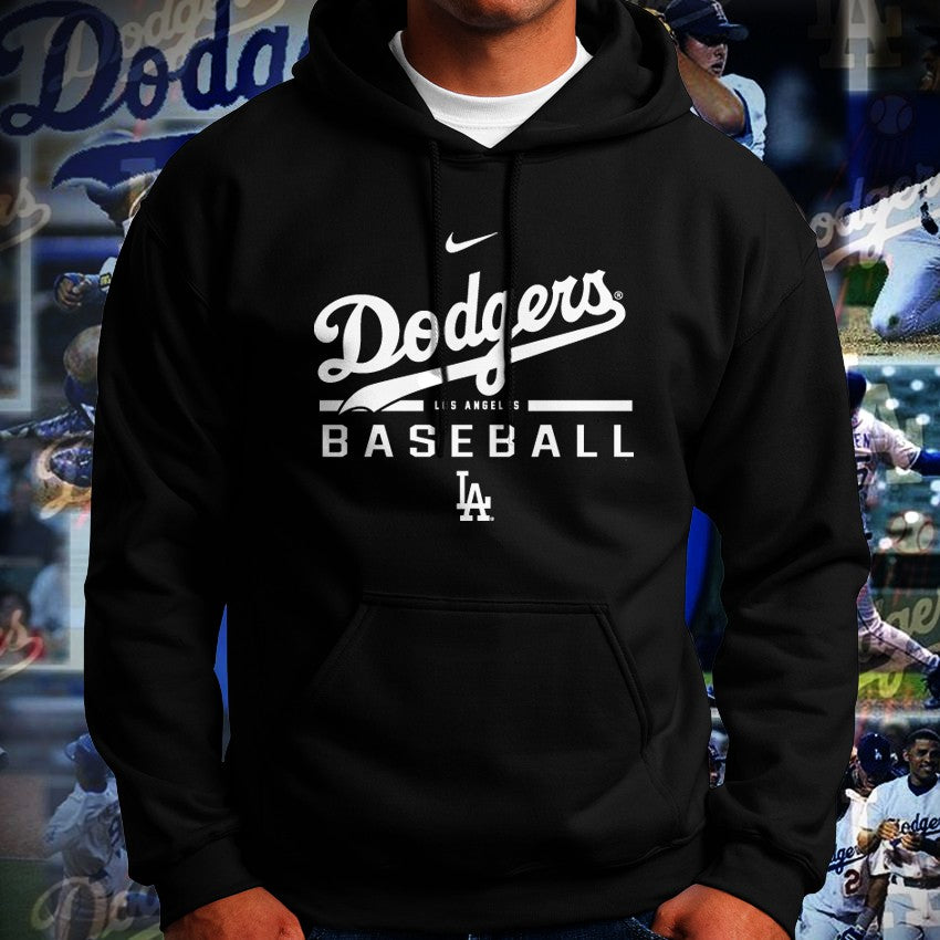 Los Angeles Dodgers Baseball LA Pullover Hoodie Sweater New S-5XL