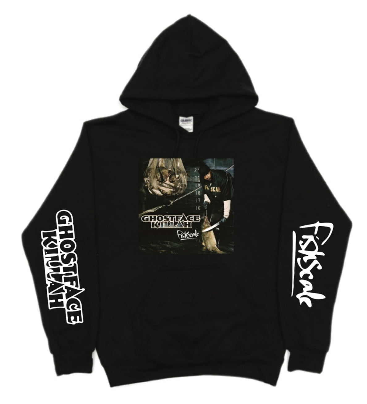 Ghostface Killah x Fish Scale Wu Tang Pullover Hoodie New 2025 S-5XL