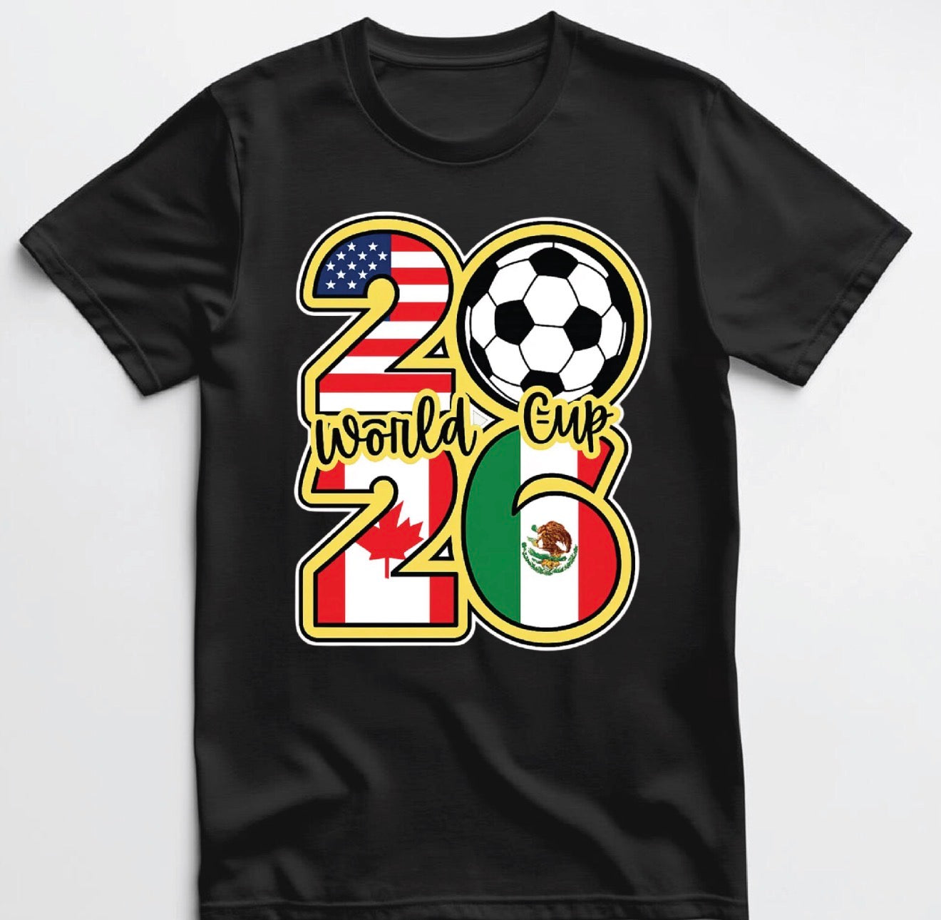 FIFA 2026 World Cup T shirt All Colors and Sizes S-5XL