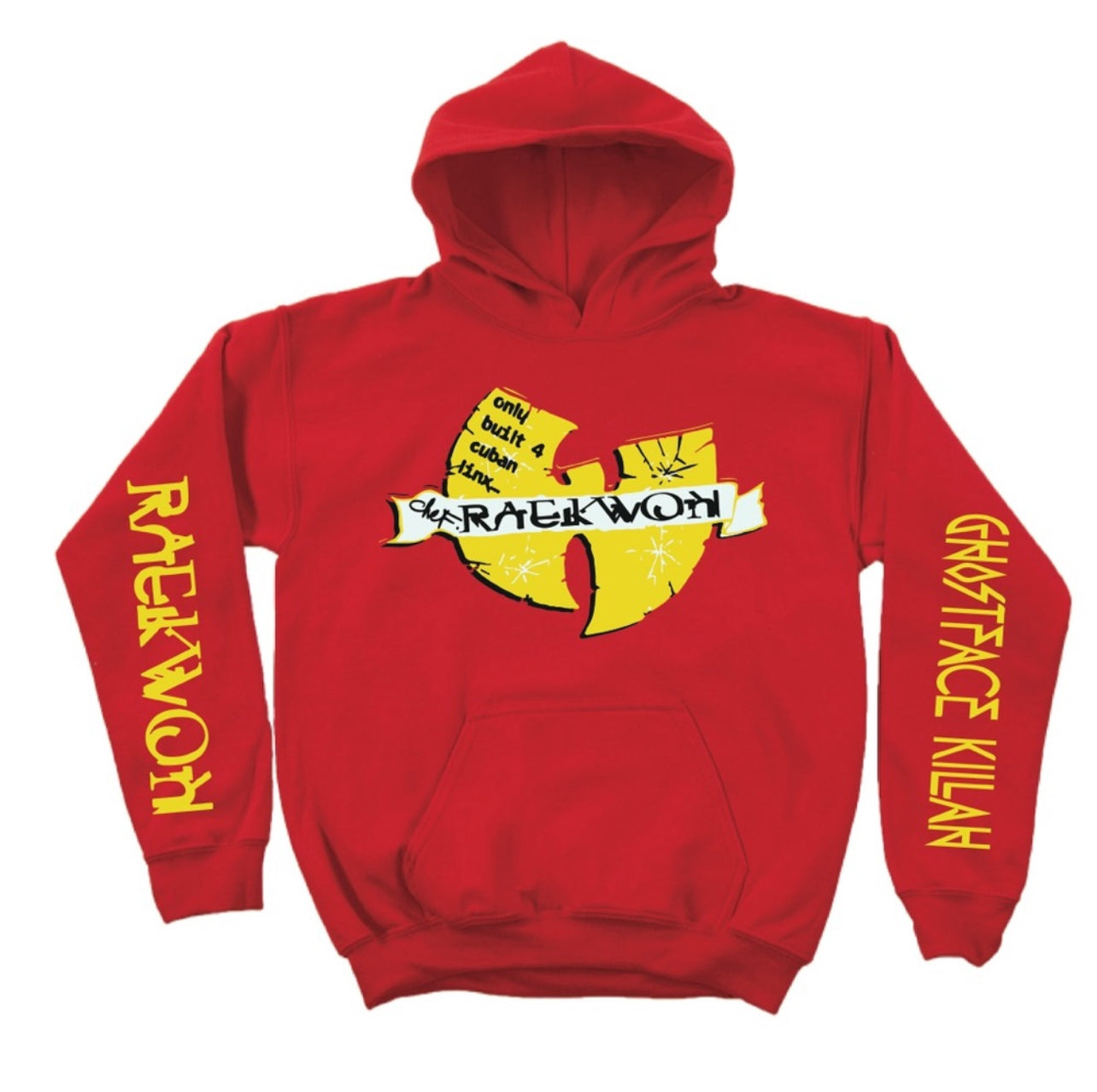 Reakwon x Ghostface Killah x Built for Cuban Links Wu Tang Pullover Hoodie New 2025 S-5XL