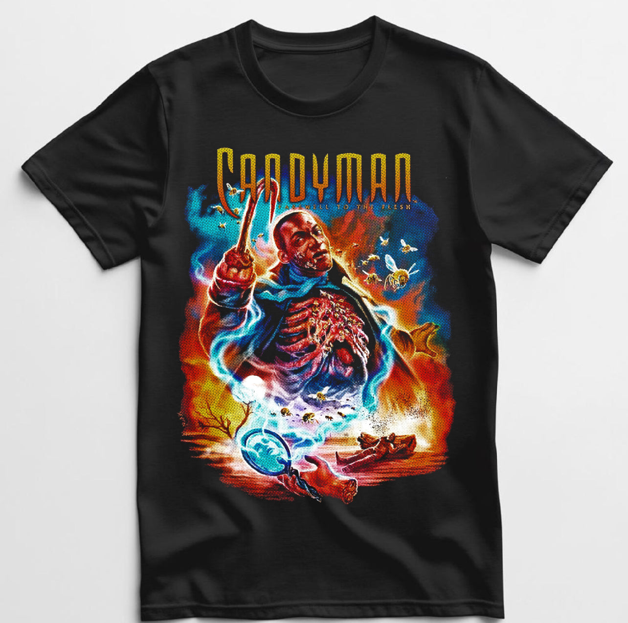 Candyman T shirt New S-5XL Classic Movie Tee Half Tone Shirt