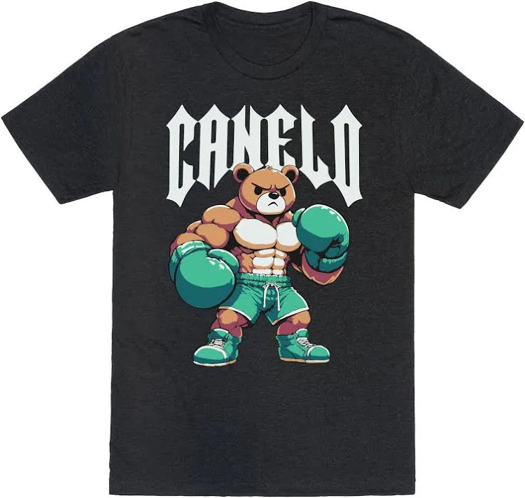 Saul Canelo Alvarez Fighting Bear T shirt New S-5XL 2025