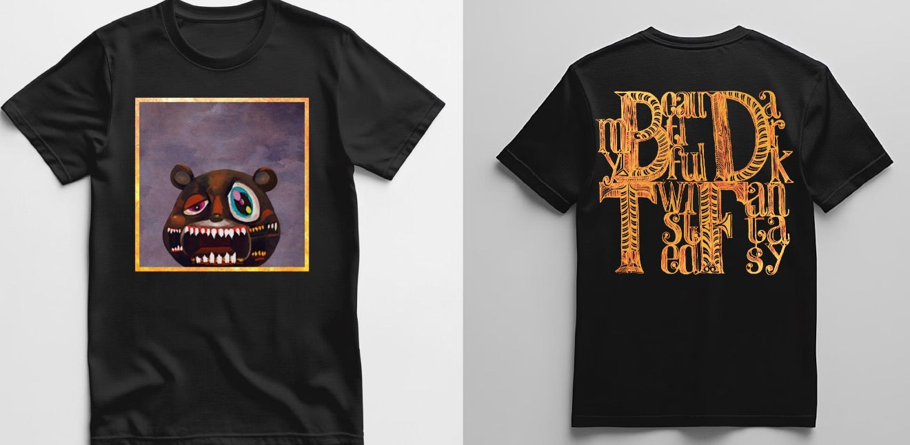 Kanye West My Beautiful Dark Twisted Mind Merch T shirt