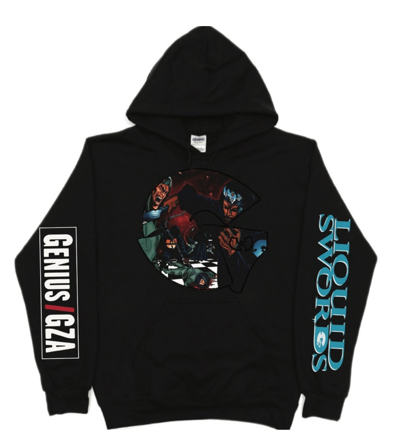 GZA Liquid Swords x WU Pullover Hoodie S-5XL New