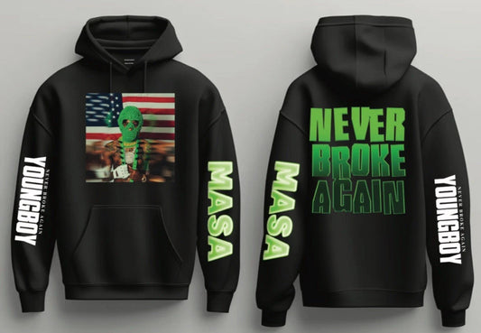 NBA Youngboy MASA Never Broke Again Hoodie New S-5XL 2025